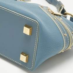 Pre Owned Louis Vuitton Blue Suhali Leather L'Impetueux Bag