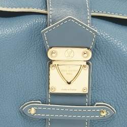 Pre Owned Louis Vuitton Blue Suhali Leather L'Impetueux Bag