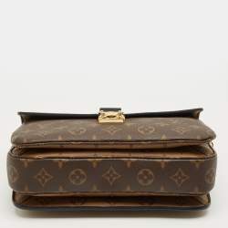 Pre Owned Louis Vuitton Monogram Canvas Pochette Metis Bag
