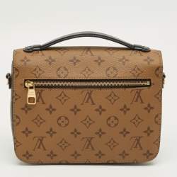 Pre Owned Louis Vuitton Monogram Canvas Pochette Metis Bag
