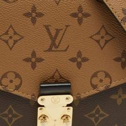 Pre Owned Louis Vuitton Monogram Canvas Pochette Metis Bag