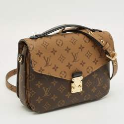 Pre Owned Louis Vuitton Monogram Canvas Pochette Metis Bag