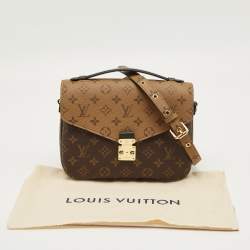 Pre Owned Louis Vuitton Monogram Canvas Pochette Metis Bag