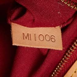 Pre Owned Louis Vuitton Red Monogram Vernis Reade PM Bag
