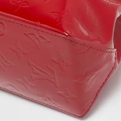 Pre Owned Louis Vuitton Red Monogram Vernis Reade PM Bag