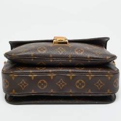 Pre Owned Louis Vuitton Monogram Canvas Pochette Metis Bag