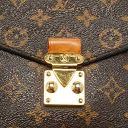 Pre Owned Louis Vuitton Monogram Canvas Pochette Metis Bag