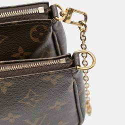 Pre Owned Louis Vuitton Brown Monogram Multi Pochette Accessoires