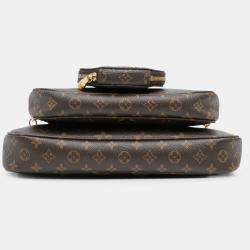 Pre Owned Louis Vuitton Brown Monogram Multi Pochette Accessoires