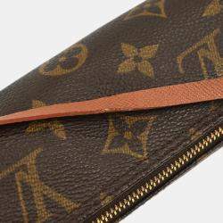 Pre Owned Louis Vuitton Monogram Papillon Attached Pouch Bag