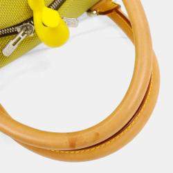 Pre Owned Louis Vuitton Yellow Damier Geant LV Cup America Cube