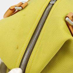 Pre Owned Louis Vuitton Yellow Damier Geant LV Cup America Cube