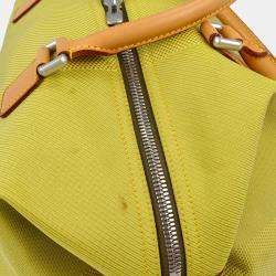 Pre Owned Louis Vuitton Yellow Damier Geant LV Cup America Cube
