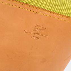 Pre Owned Louis Vuitton Yellow Damier Geant LV Cup America Cube