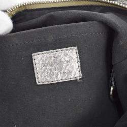 Pre Owned Louis Vuitton Silver Mahina XS Shoulder Bag