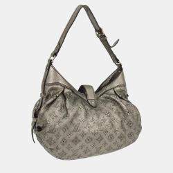 Pre Owned Louis Vuitton Silver Mahina XS Shoulder Bag