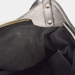 Pre Owned Louis Vuitton Silver Mahina XS Shoulder Bag