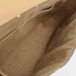 Pre Owned Louis Vuitton Black Multicolor Sologne Shoulder Bag