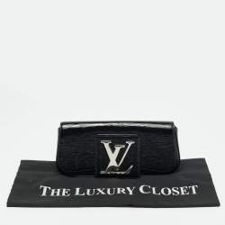 Pre Owned Louis Vuitton Black Electric Epi Leather Sobe Clutch