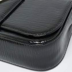 Pre Owned Louis Vuitton Black Electric Epi Leather Sobe Clutch
