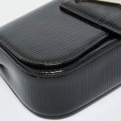 Pre Owned Louis Vuitton Black Electric Epi Leather Sobe Clutch
