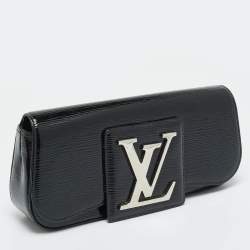 Pre Owned Louis Vuitton Black Electric Epi Leather Sobe Clutch