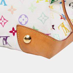 Pre Owned Louis Vuitton White Monogram Multicolore Ursula