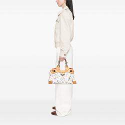 Pre Owned Louis Vuitton White Monogram Multicolore Ursula