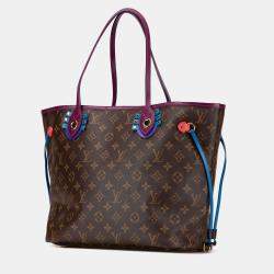 Pre Owned Louis Vuitton Brown Monogram Totem Neo Neverfull MM