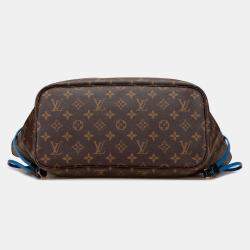 Pre Owned Louis Vuitton Brown Monogram Totem Neo Neverfull MM
