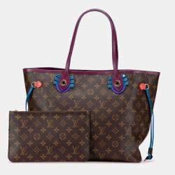 Pre Owned Louis Vuitton Brown Monogram Totem Neo Neverfull MM