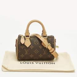 Pre Owned Louis Vuitton Monogram Canvas Nano Speedy Bag