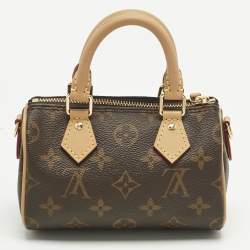 Pre Owned Louis Vuitton Monogram Canvas Nano Speedy Bag