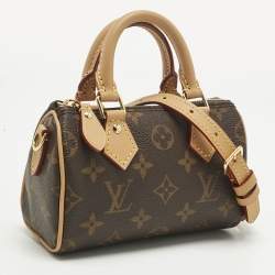 Pre Owned Louis Vuitton Monogram Canvas Nano Speedy Bag