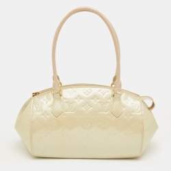Pre Owned Louis Vuitton Perle Monogram Vernis Sherwood PM Bag