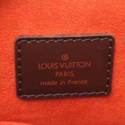 Pre Owned Louis Vuitton Brown Damier Ebene Sarria Horizontal