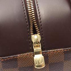 Pre Owned Louis Vuitton Brown Damier Ebene Sarria Horizontal