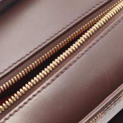 Pre Owned Louis Vuitton Brown Damier Ebene Sarria Horizontal