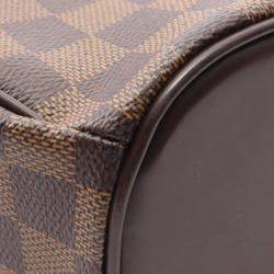 Pre Owned Louis Vuitton Brown Damier Ebene Sarria Horizontal
