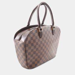 Pre Owned Louis Vuitton Brown Damier Ebene Sarria Horizontal