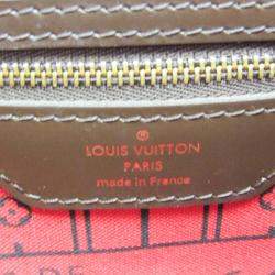 Pre Owned Louis Vuitton Damier Neverfull Mm Tote Bag Brown Ebene