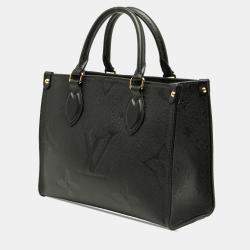 Pre Owned Louis Vuitton Black Monogram Empreinte Onthego PM