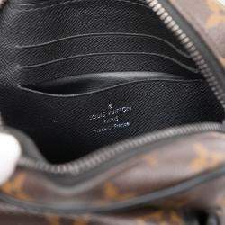 Pre Owned Louis Vuitton Brown Monogram Macassar Christopher Wearable