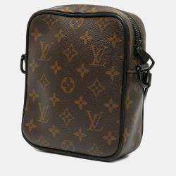 Pre Owned Louis Vuitton Brown Monogram Macassar Christopher Wearable