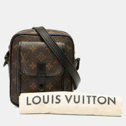 Pre Owned Louis Vuitton Brown Monogram Macassar Christopher Wearable