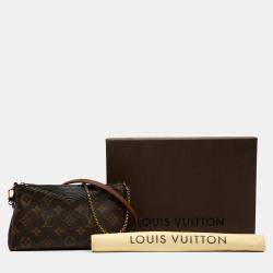 Pre Owned Louis Vuitton Brown Monogram Pallas Clutch