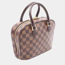 Pre Owned Louis Vuitton Brown Damier Ebene Mini Sarria