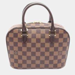 Pre Owned Louis Vuitton Brown Damier Ebene Mini Sarria