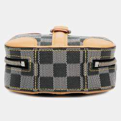 Pre Owned Louis Vuitton Grey Damier Colors Valisette Verticale