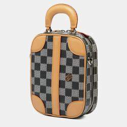 Pre Owned Louis Vuitton Grey Damier Colors Valisette Verticale